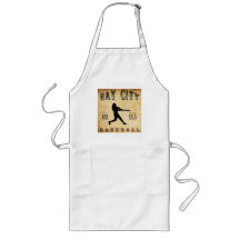 1883 Bay City Michigan Baseball Aprons