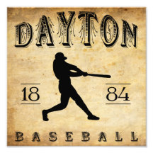 1884 Dayton Ohio Baseball Photographic Print