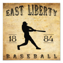 1884 East Liberty Ohio Baseball Photograph