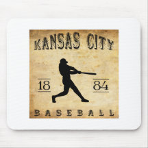 1884 Kansas City Missouri Baseball Mousepads