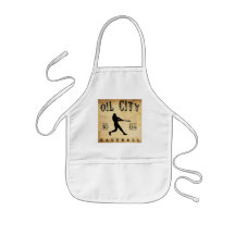 1884 Oil City Pennsylvania Baseball Apron