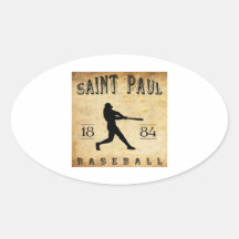 1884 Saint Paul Minnesota Baseball Stickers