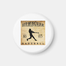 1885 Birmingham Alabama Baseball Magnets