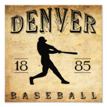 1885 Denver Colorado Baseball Photo