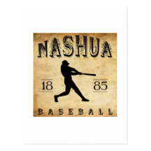 1885 Nashua New Hampshire Baseball Post Cards