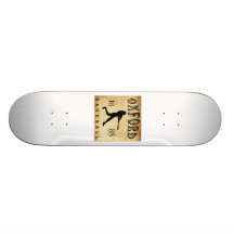 1885 Oxford North Carolina Baseball Skate Decks