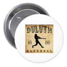 1886 Duluth Minnesota Baseball Buttons
