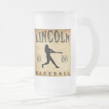 1886 Lincoln Nebraska Baseball Mugs