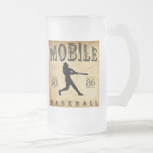 1886 Mobile Alabama Baseball Coffee Mugs