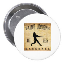 1886 Saint Joseph Missouri Baseball Button