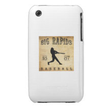 1887 Big Rapids Michigan Baseball iPhone 3 Case-Mate Cases