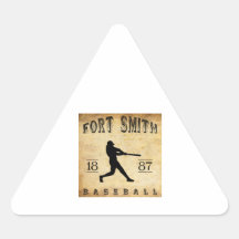1887 Fort Smith Arkansas Baseball Sticker