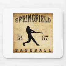 1887 Springfield Missouri Baseball Mouse Pad