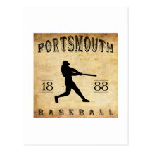 1888 Portsmouth New Hampshire Baseball Post Cards