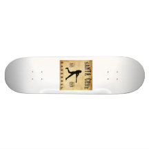 1888 Santa Cruz California Baseball Custom Skate Board
