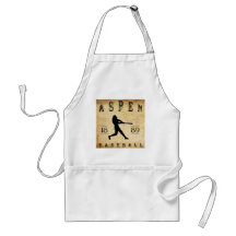 1889 Aspen Colorado Baseball Apron