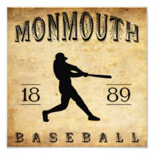 1889 Monmouth Iowa Baseball Photographic Print