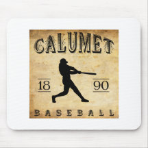 1890 Calumet Michigan Baseball Mouse Pad