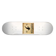 1890 Franklin Pennsylvania Football Skateboard Deck