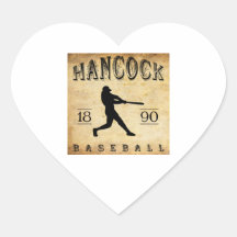 1890 Hancock Michigan Baseball Stickers