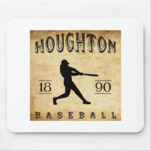1890 Houghton Michigan Baseball Mouse Pads