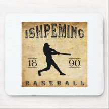 1890 Ishpeming Michigan Baseball Mouse Pad