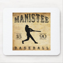 1890 Manistee Michigan Baseball Mouse Pad