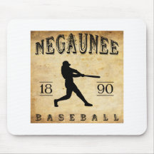 1890 Negaunee Michigan Baseball Mouse Pad