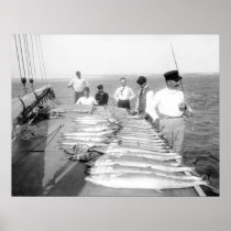 1890s Fishing Print
