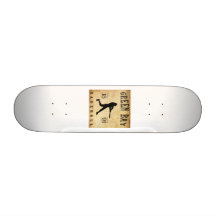 1891 Green Bay Wisconsin Baseball Custom Skate Board