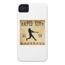 1891 Rapid City South Dakota Baseball iPhone 4 Covers
