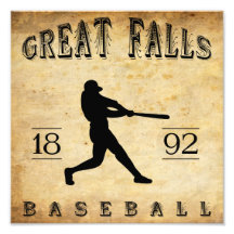 1892 Great Falls Montana Baseball Photo