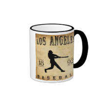1892 Los Angeles California Baseball Mugs