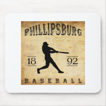 1892 Phillipsburg Missouri Baseball Mousepad