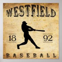 1892 Westfield New Jersey Baseball Posters