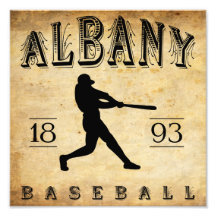 1893 Albany Oregon Baseball Art Photo