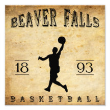 1893 Beaver Falls Pennsylvania Basketball Photographic Print