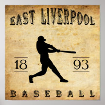 1893 East Liverpool Ohio Baseball Posters