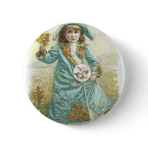 1893 Ladies Perfumed Calendar Hoyt & Co. German Co Button