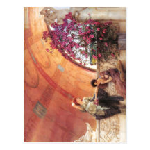 1893 Lawrence Alma-Tadema - Unconscious Rivals Alm Postcard