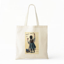 1893 Vintage French Chocolate Ad Poster Bag