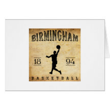 1894 Birmingham Alabama Basketball Card
