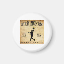 1894 Birmingham Alabama Basketball Refrigerator Magnets