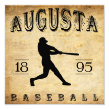 1895 Augusta Maine Baseball Photographic Print
