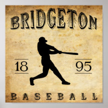 1895 Bridgeton New Jersey Baseball Posters