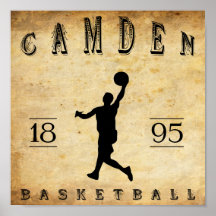 1895 Camden New Jersey Basketball Print