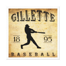 1895 Gillette Colorado Baseball Canvas Prints