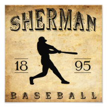 1895 Sherman Texas Baseball Photo
