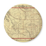 1895 Wyoming Map Magnet