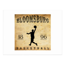 1896 Bloomsburg Pennsylvania Basketball Post Card
